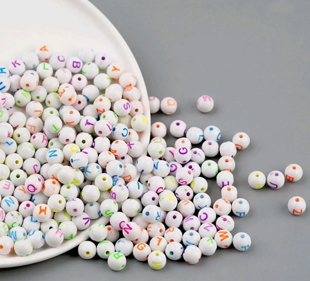 Alphabet Beads Pack of 10GM A4