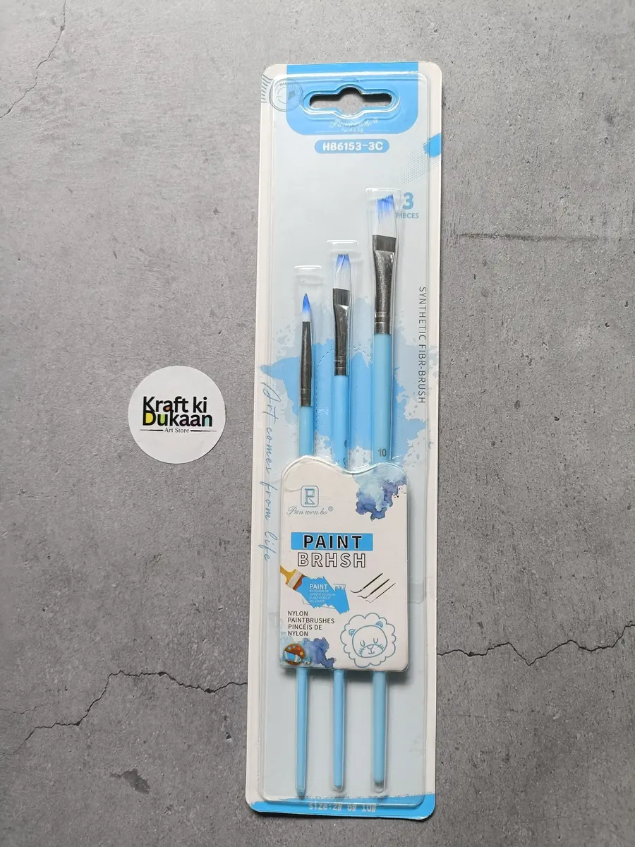 3PC Mix Paint Brush Set