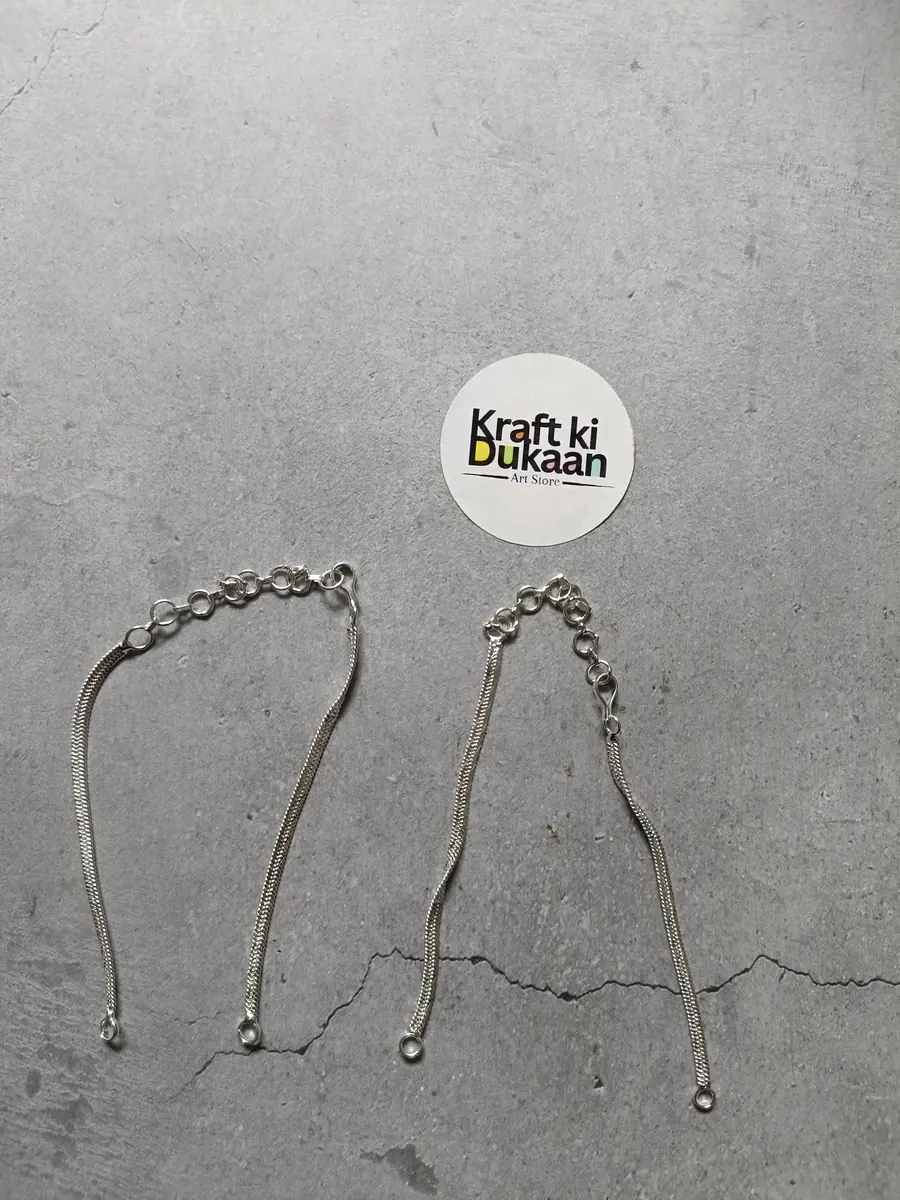 Silver Bracelet Chain pack of 5