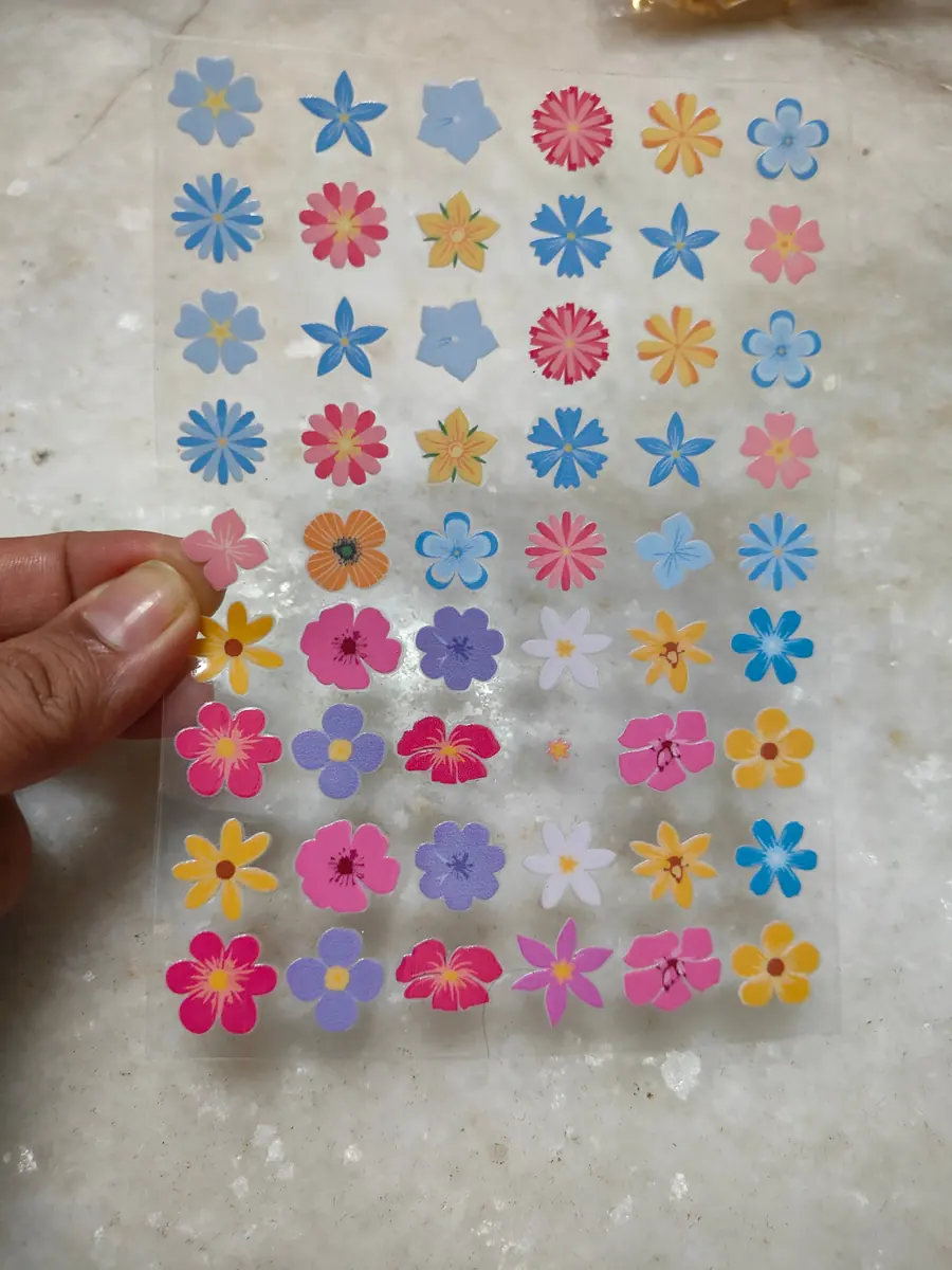 UV DTF Peel off sticker sheet J87