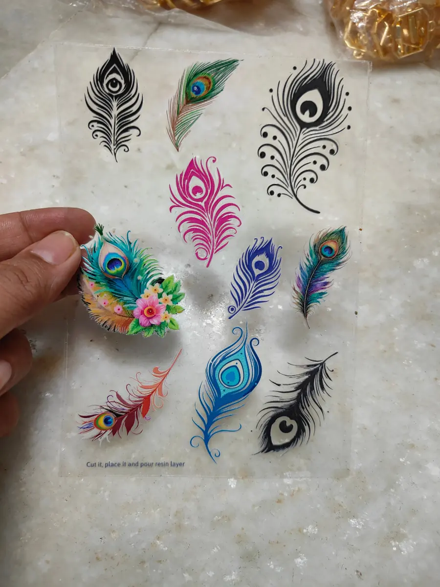 UV DTF Peel off sticker sheet J86