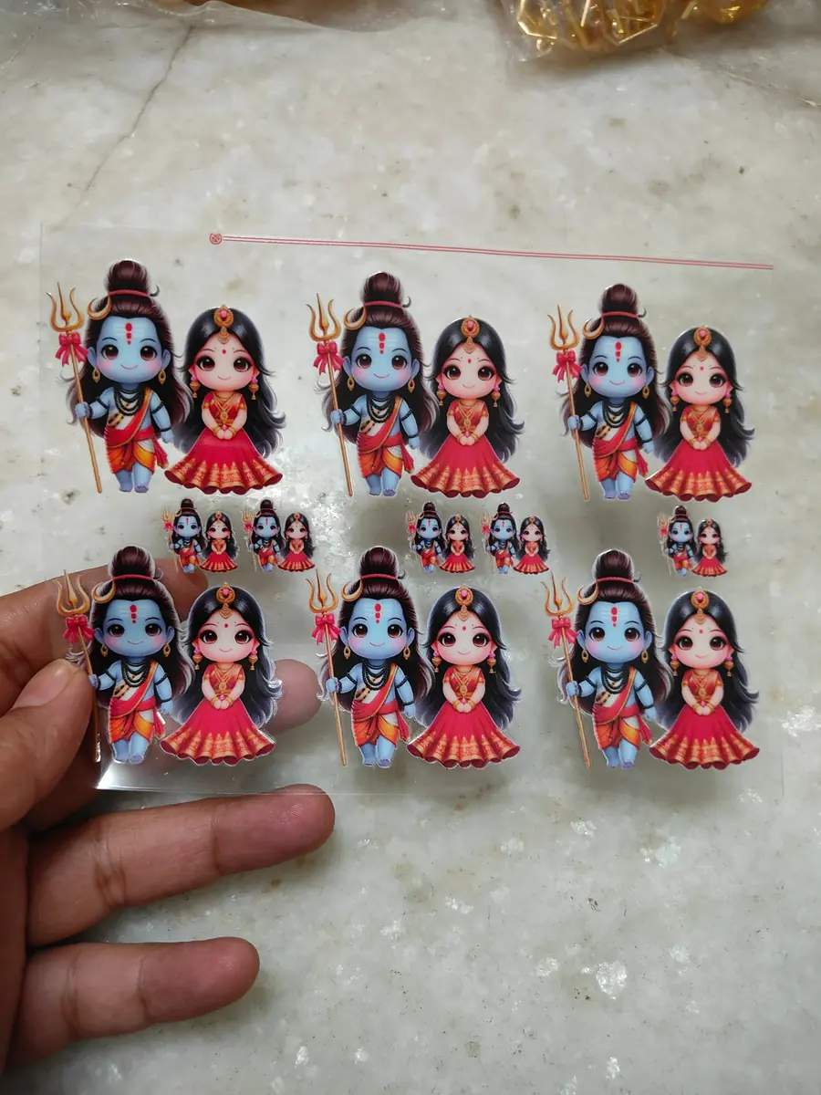 UV DTF Peel off sticker sheet J83