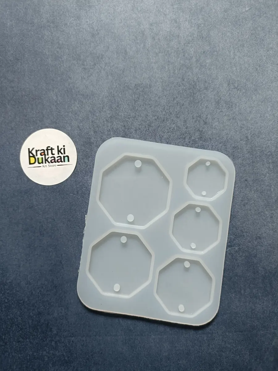 5 Cavity Octagon Rakhi Mould