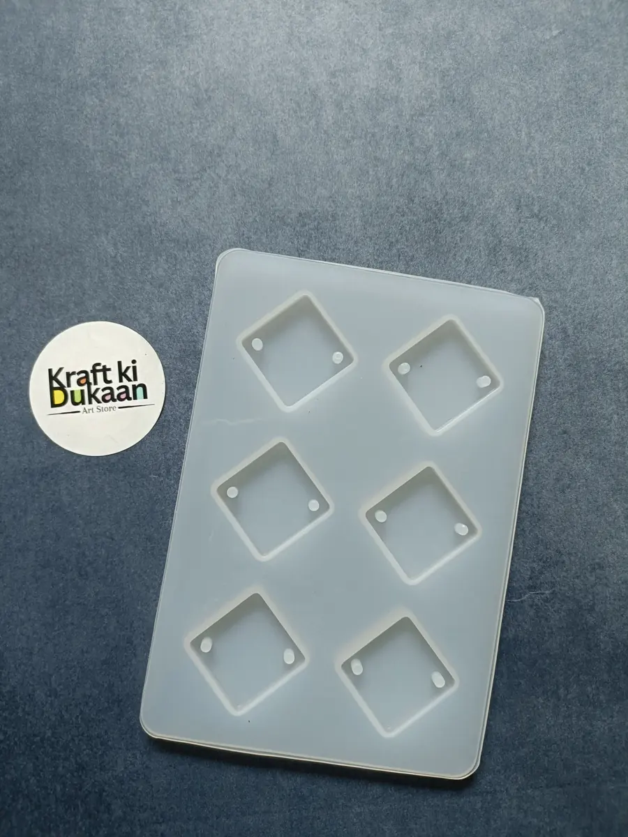 6 Cavity Rhombus Rakhi Mould B2