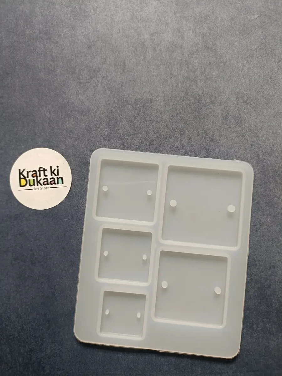 5 Cavity Rectangle Rakhi Mould