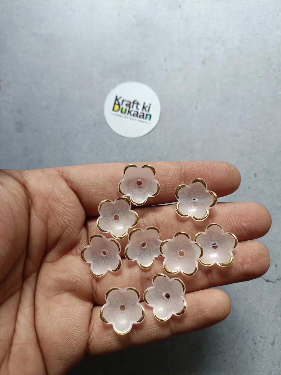 5 Kali Flower Beads Pack of 50