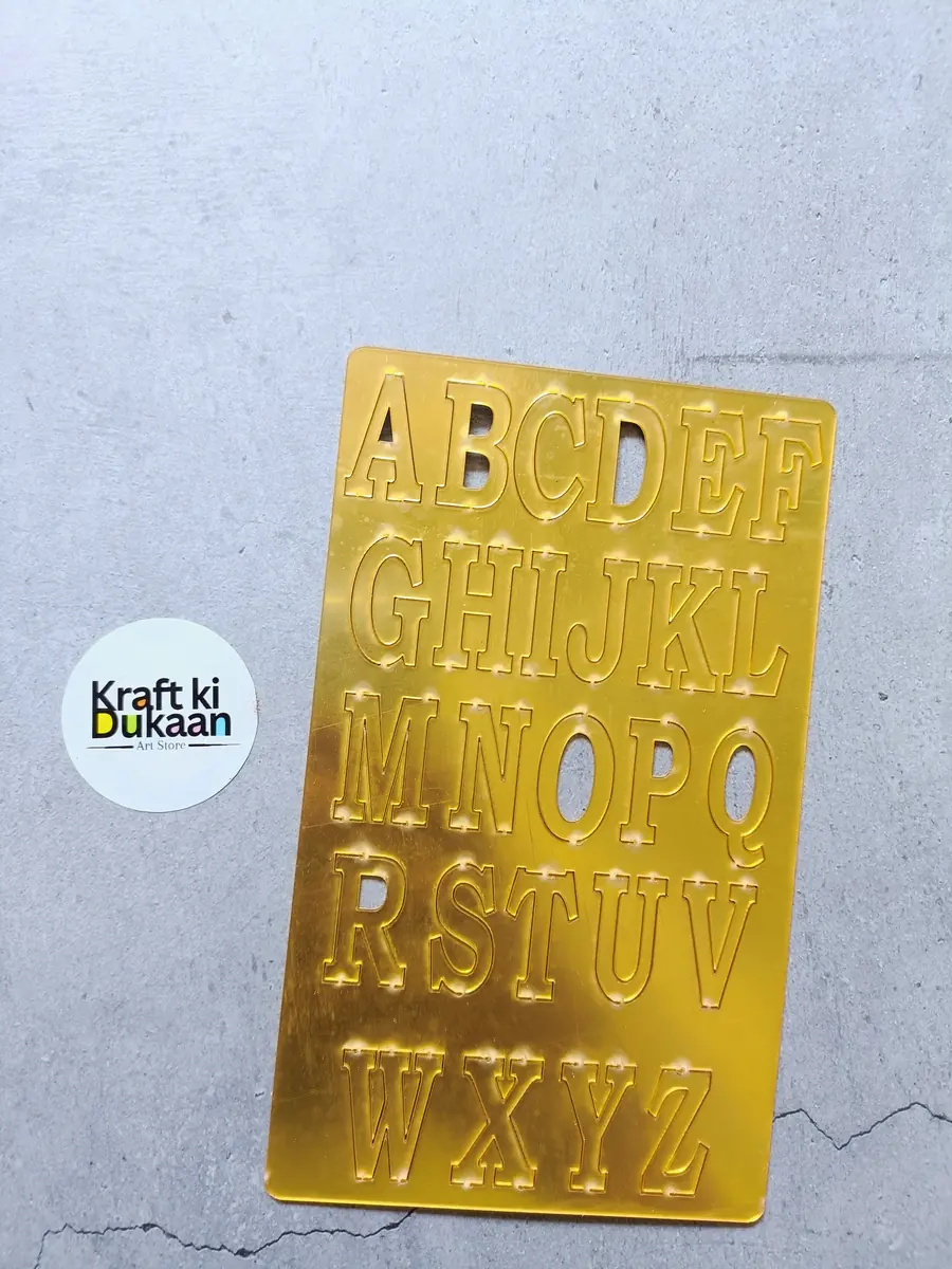 1" Acrylic Alphabet Set