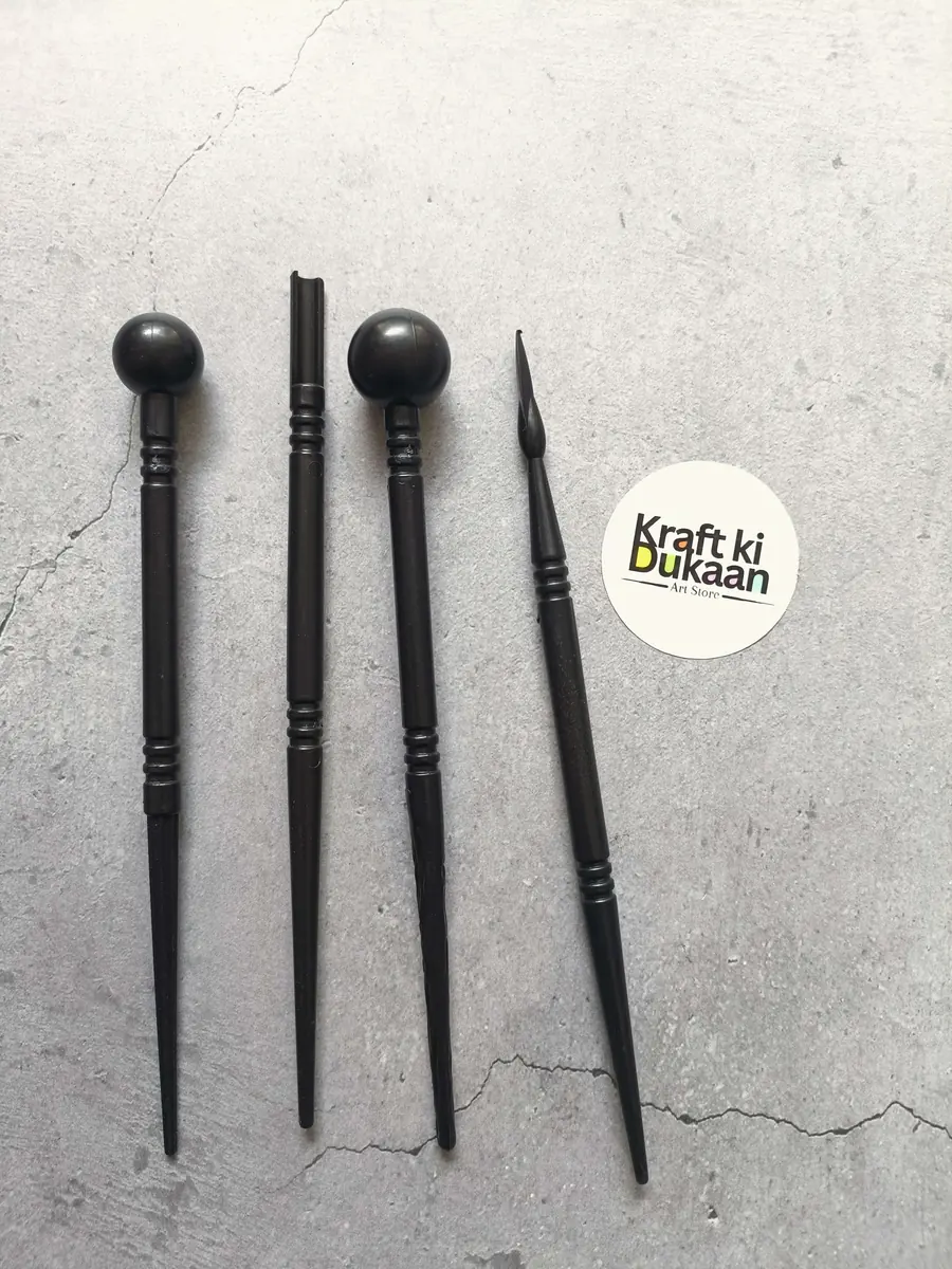 Clay Modelling Tool Plastic 4PC Set