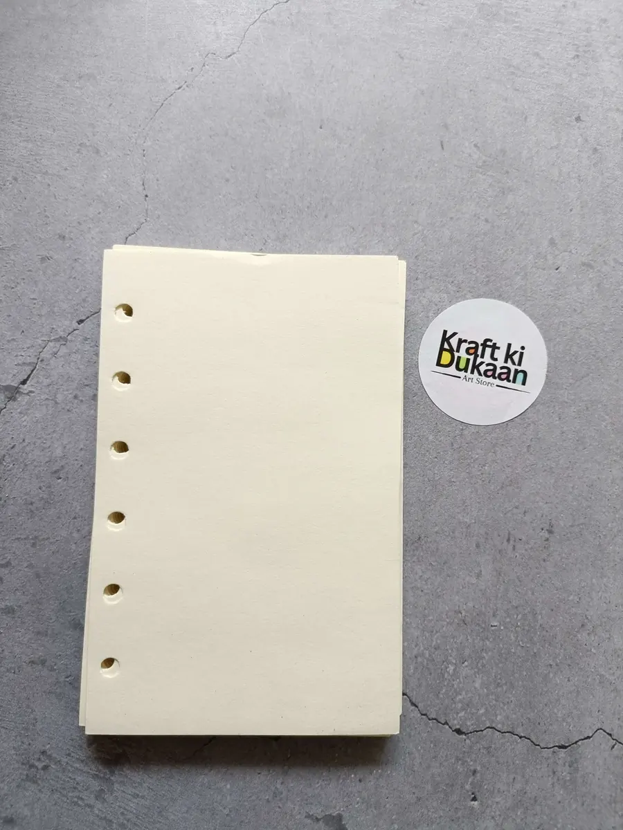 8.3X13CM Cream Pages Pack of 100