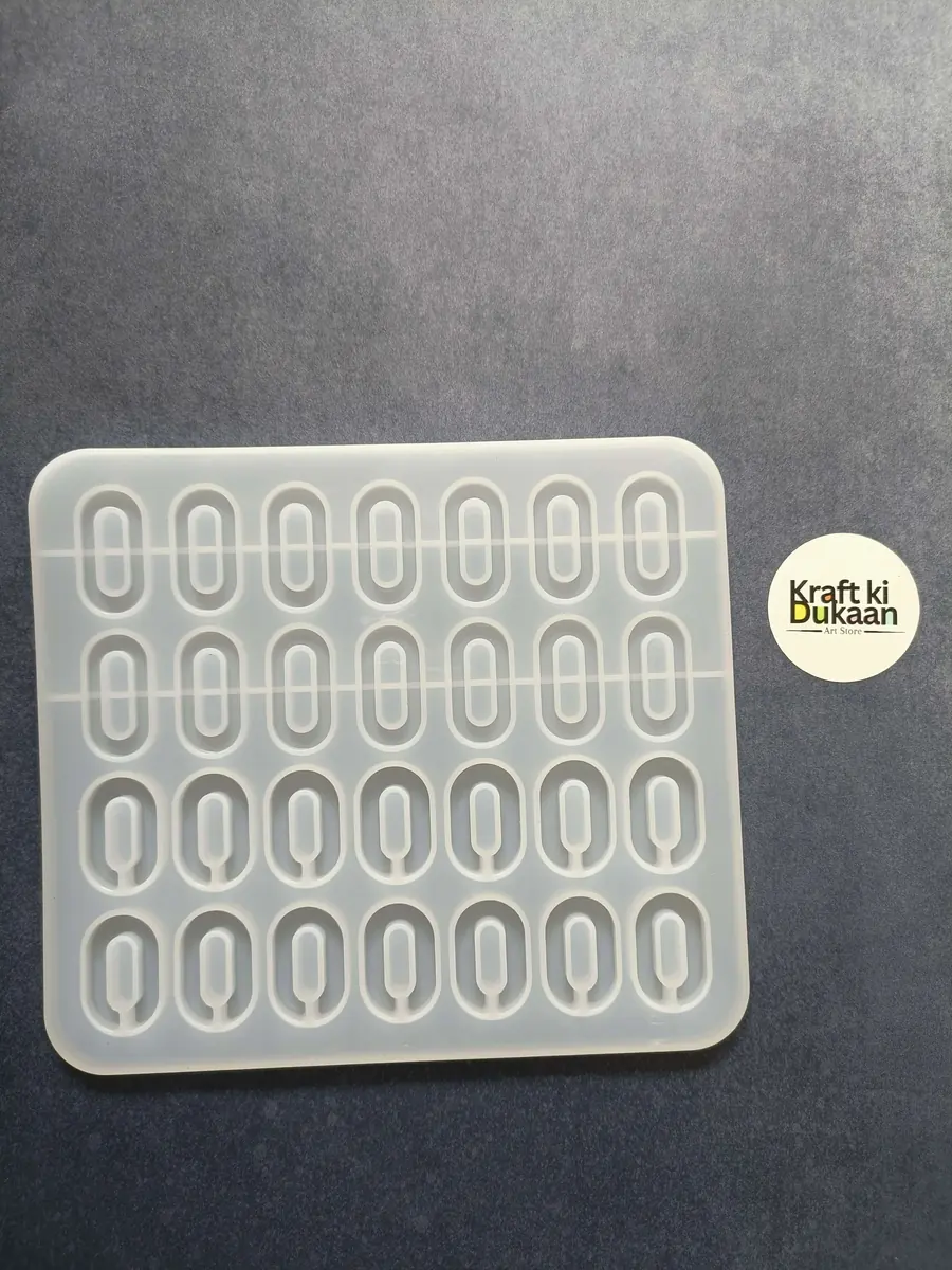 28 Cavity Oval Shape Jewellery Mould