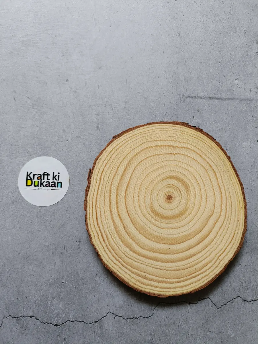 Round Wooden Slice 12-13CM